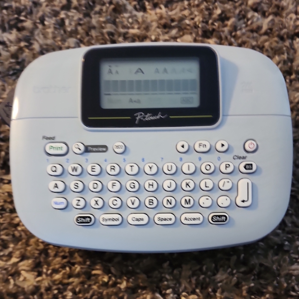 Brother P-touch Label Maker in Soft Blue